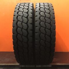 札幌発 引取OK 走行短め DUNLOP DECTES SP531 11R22.5 16PR 22.5インチ トラックタイヤ 夏タイヤ 2本 21年製 地山 大型ダンプ　(JRC073)