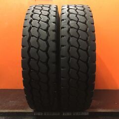 札幌発 引取OK 走行短め DUNLOP DECTES SP531 11R22.5 16PR 22.5インチ トラックタイヤ 夏タイヤ 2本 21年製 地山 大型ダンプ　(JRC071) の画像