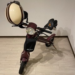とてもコンパクトな電動バイク