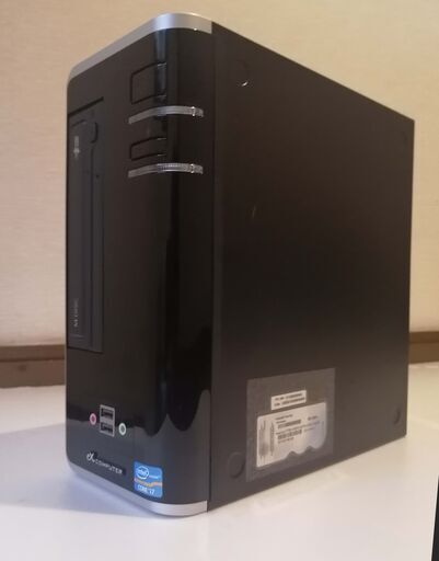 Windows11　Pro64　新規インストール SSDで快適 小型デスクトップPC Office2021 パワーポイント入っています。 Office付筆まめ最新インストールお値打ちパソコンです。