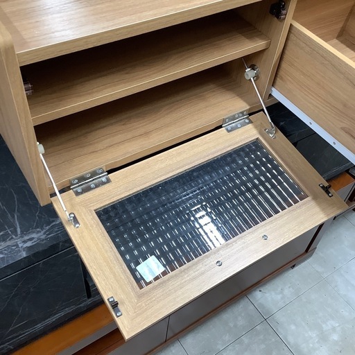 テレビボード　ブラウン