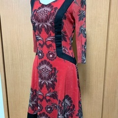 ヴィヴィアンタム VIVIENNE TAM 超豪華　赤色　ドレス...
