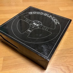 【新品】GOODGUNオリジナル レザーステアリング 33π ホワイト【未使用】の画像