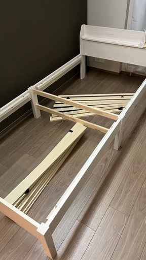 組立3分工具不要！すのこベッド