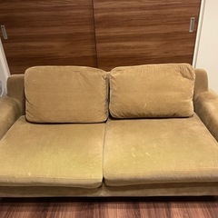 【unico/送料込み／直接回収可能】GREIG(グレイグ)　カバーリングソファ 3シーター