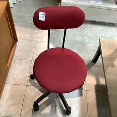 ワーキングチェア　無印良品　レッド