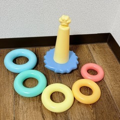 【最終お値下げ】おもちゃ　輪投げの画像