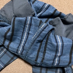 【ほぼ新品】チェック柄　冬ズボン110㎝の画像