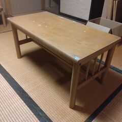 【お取引中】木のテーブル　中古テーブル　レトロ家具