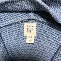 ベビーGAP ①耳つきニットガーデ12-18ヶ月の画像