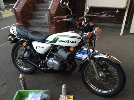 国内物　KH400 当時物　KAWASAKI　ムラカミ菅