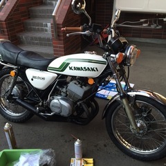 国内物　KH400 当時物　KAWASAKI　ムラカミ菅
