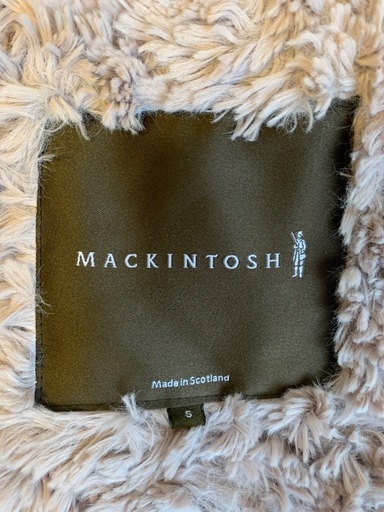 マッキントッシュ  キルティングコート　ボアコート　茶　