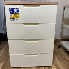 アイリスオーヤマのウッドトップチェスト