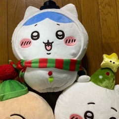 ちいかわクリスマスBIGぬいぐるみ3種の画像