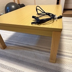 美品こたつサイズ105/75/40高さ調整可能  の画像