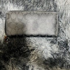 コーチ COACH シグネチャーアコーディオンラウンド長財布 リストレット C4452の画像