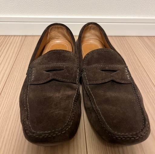 【レア】PRADA ドライビングシューズ  ブラウン