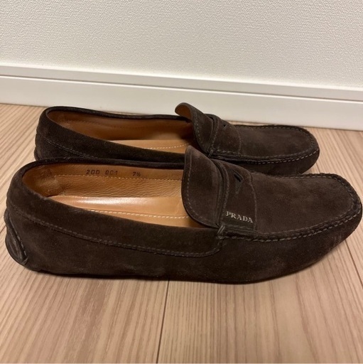 【レア】PRADA ドライビングシューズ  ブラウン