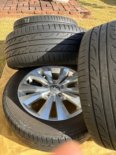 VWゴルフ用　１６インチ　アルミホイール 16インチ フォルクスワーゲン ゴルフ純正 6.5J+33 112 中古アルミ