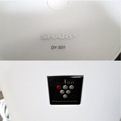 SHARP　プラズマクラスター除菌脱臭機　DY-S01　動作良好　空気清浄機　驚きの除菌脱臭力　高濃度イオン　排せつ物臭　ペット臭　シ