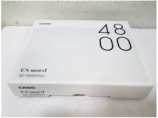 カシオ　EX-word電子辞書　XD-SR4800WE　動作良好　初期化済み　高校生モデル　エクスワード　ホワイト　センター試験　CA