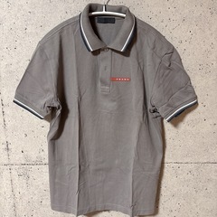 PRADA プラダ　鹿の子　半袖ポロシャツ　