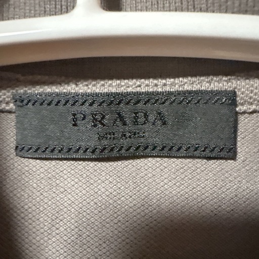 PRADA プラダ　鹿の子　半袖ポロシャツ　