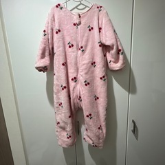 120cm キッズパジャマ オールインワン つなぎ