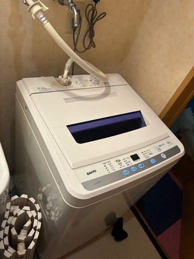 洗濯機 急募 6キロ