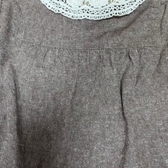 Biquette clubワンピース 110サイズ ブラウンの画像