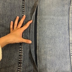 【新品未使用】クッションカバー デニム 2枚セット の画像