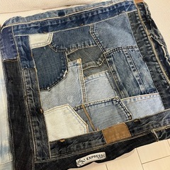 【新品未使用】クッションカバー デニム 2枚セット の画像