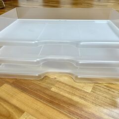 【3段セット】デスクトレイA3横の画像