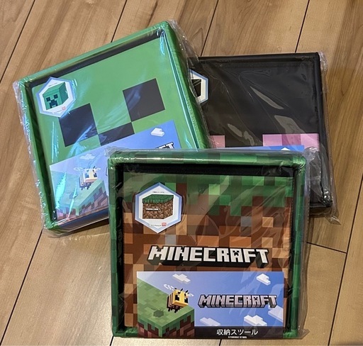 マインクラフト　スツール　3個セット