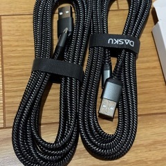 3m 充電ケーブル　　黒　未使用の画像