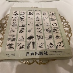 再投稿です！後藤和信　著　墨絵　色紙36種の画像