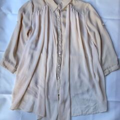 One Way GLAMOROUS ツーウェイシャツブラウス ベ...