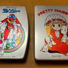 昭和レトロ・アルミ製弁当箱（ゴレンジャー・プリティチャビー）