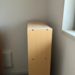 山善　マルチラック　本棚　隙間収納　レトロの画像