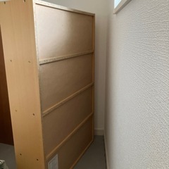 山善　マルチラック　本棚　隙間収納　レトロの画像