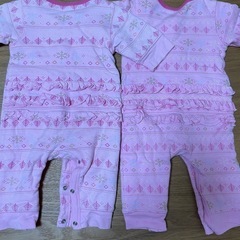 baby GAPロンパース2枚セットの画像