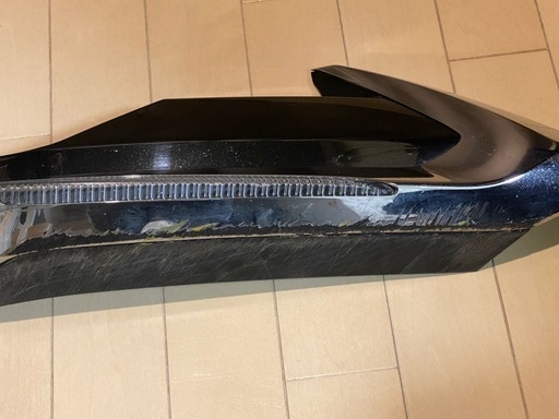 プリウス ZVW50 右 右側 前期 純正 モデリスタ エアロ フロント スポイラー メッキ ガーニッシュ LED ZVW51 ZVW