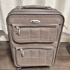 ブラウン　キャリーバック　一泊用