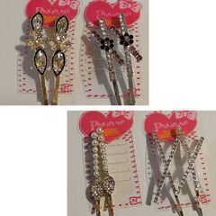 キラキラ系ヘアピン（新品）4点セットの画像