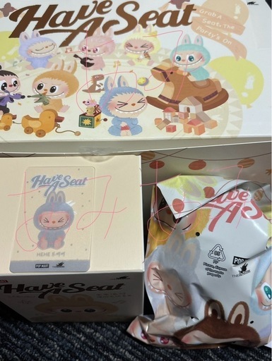 Popmart LABUBU Have a seat ぬいぐるみ