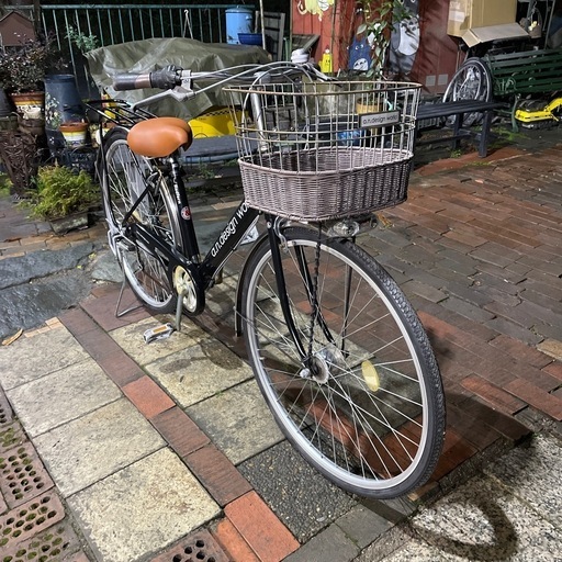 【4774】シティ　andesign  works 27インチ　前タイヤ新品　10,500円（防犯・税込）