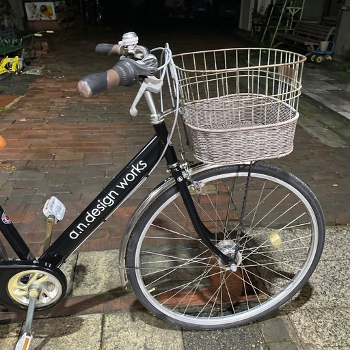 【4774】シティ　andesign  works 27インチ　前タイヤ新品　10,500円（防犯・税込）