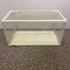 GEX 水槽 すいそう 熱帯魚　メダカ飼育 白枠 32cm　中古 