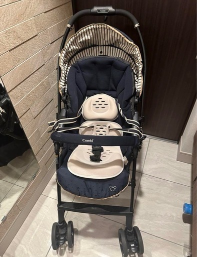 Combi 美品 メチャカル ハンディ オート4キャス  ミッキーマウス